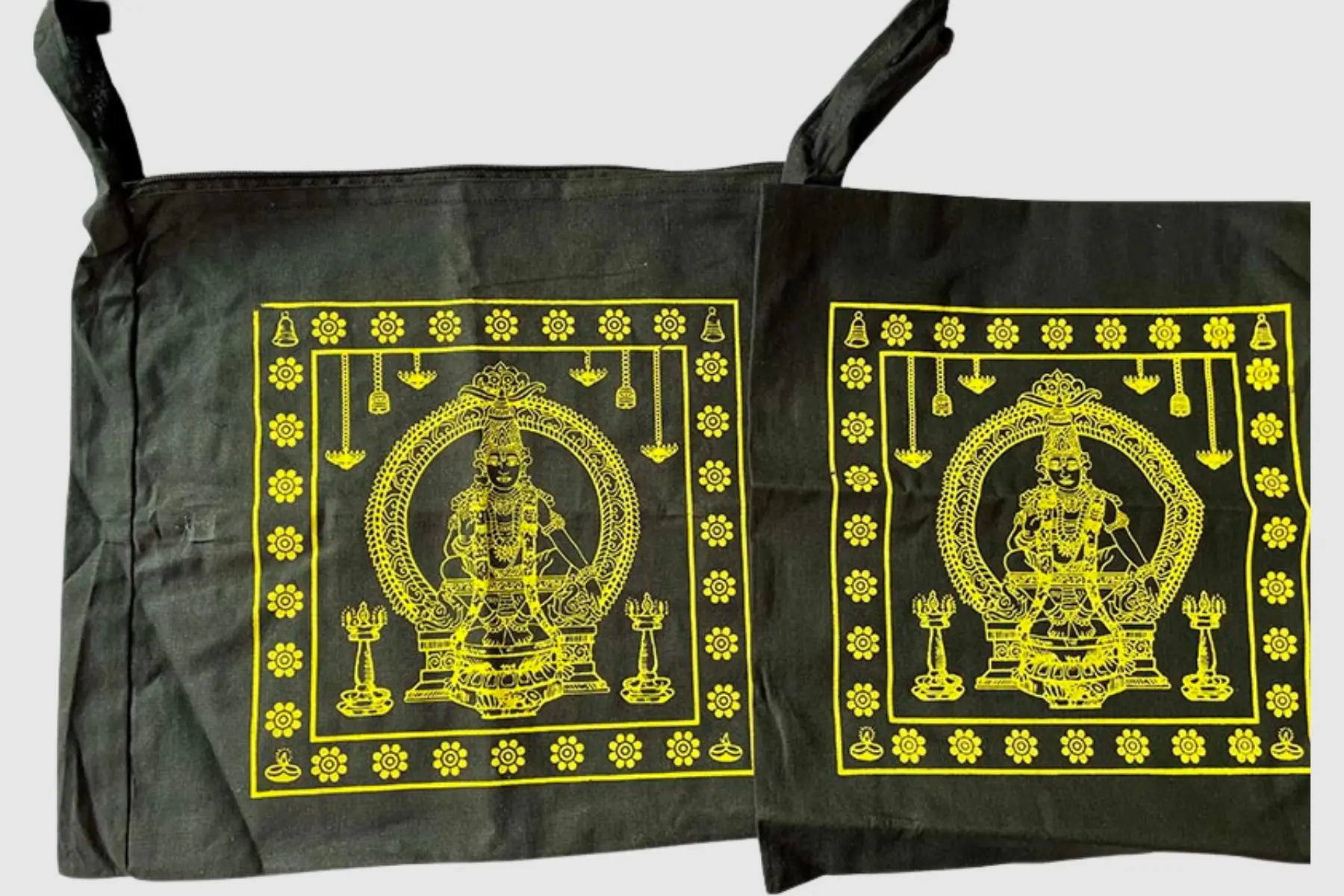 Pumiroots-AyyappanPooja-BAG-SET-CIS-5 Ayyappa Sabarimala set with Erumudi, Side, and Coconut bags