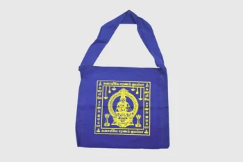 Ayyappa yatra side bag in traditional blue cloth