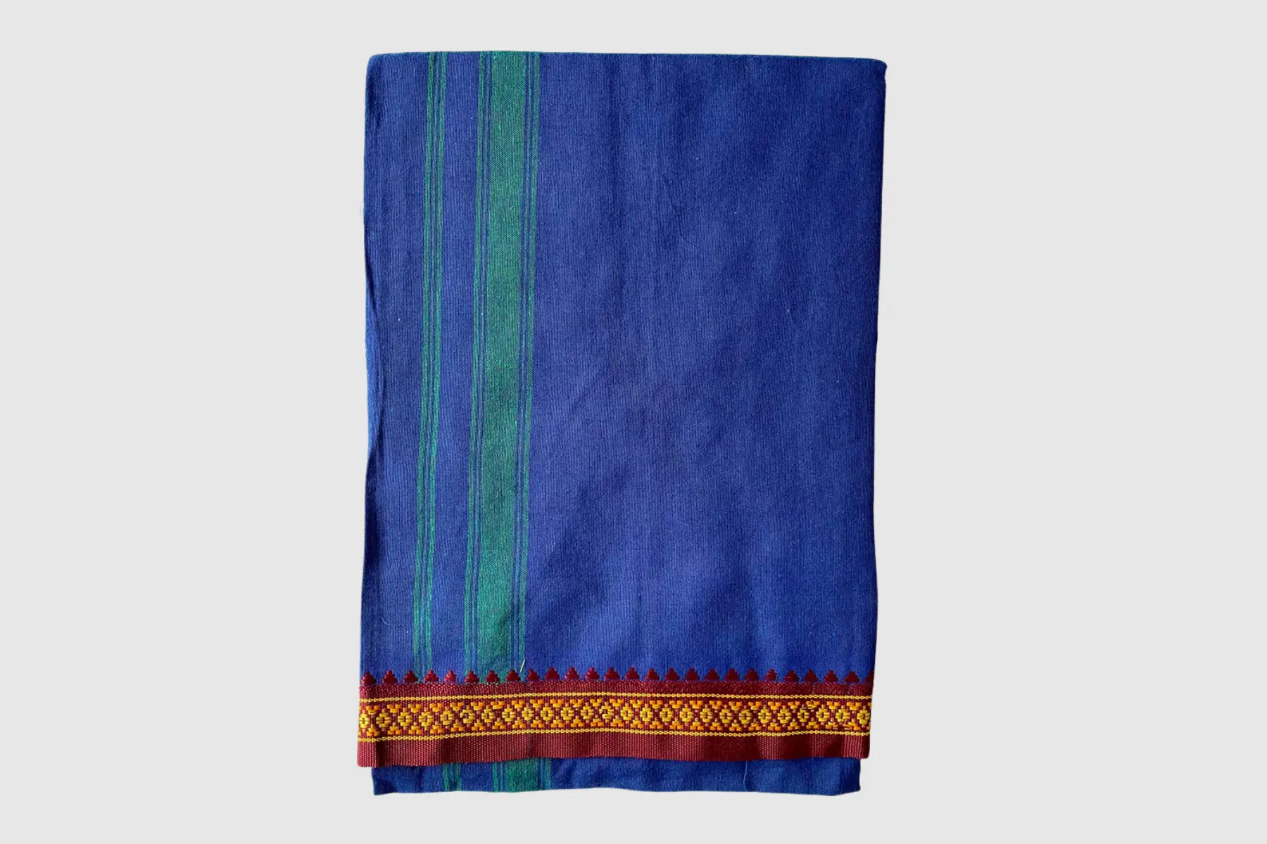 Pumiroots-AyyappanPooja-CL-DHO-BLU-2-1 blue Ayyappa dhoti, 2-meter Vratham cloth