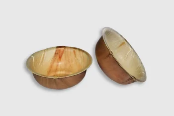 6 inch leaf bowl for soup, made from palm leaf