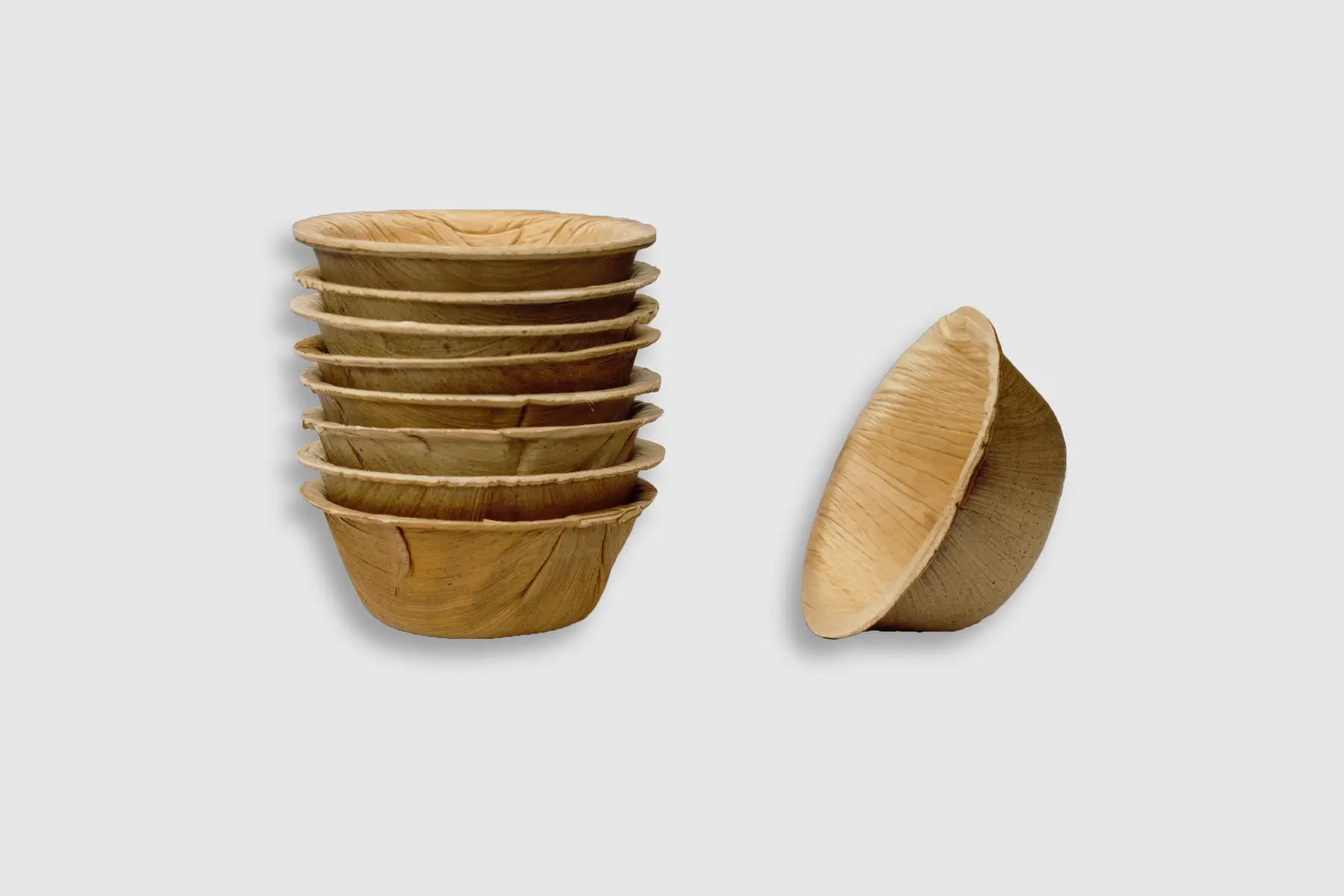 Pumiroots-EcoFriendly-Round-Dip-1 palm leaf dip bowl, 2.5 inch eco-friendly sauce cup