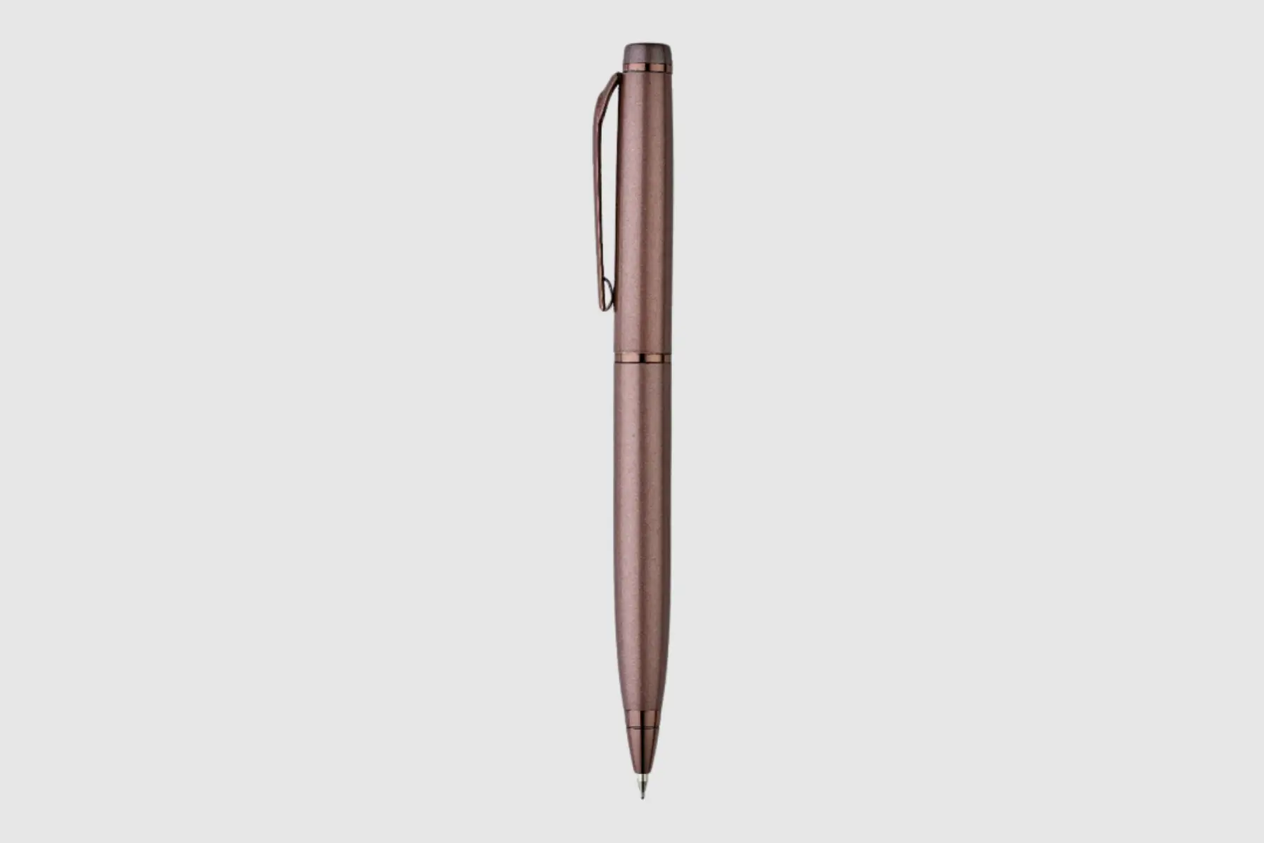Pumiroots-Pen-COF-EXP-3 Espresso ball pen with brown coffee-themed finish