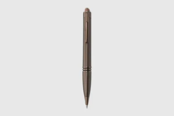 Coffee Rudraksha pen with scented ink and brass body